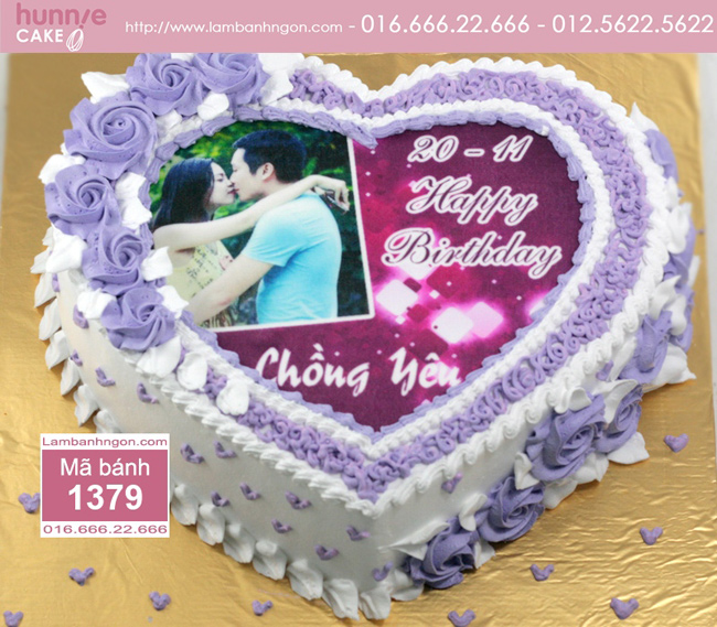 B&aacute;nh in ảnh h&igrave;nh tr&aacute;i tim
